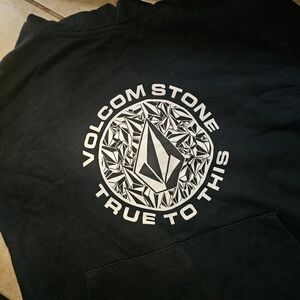 Volcom Black Sweatshirt with White Graphic